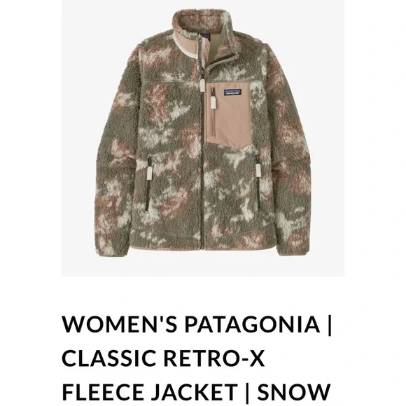 NWOT Patagonia Women’s Performance Jacket - Brown and Cream Large - Picture 13 of 13